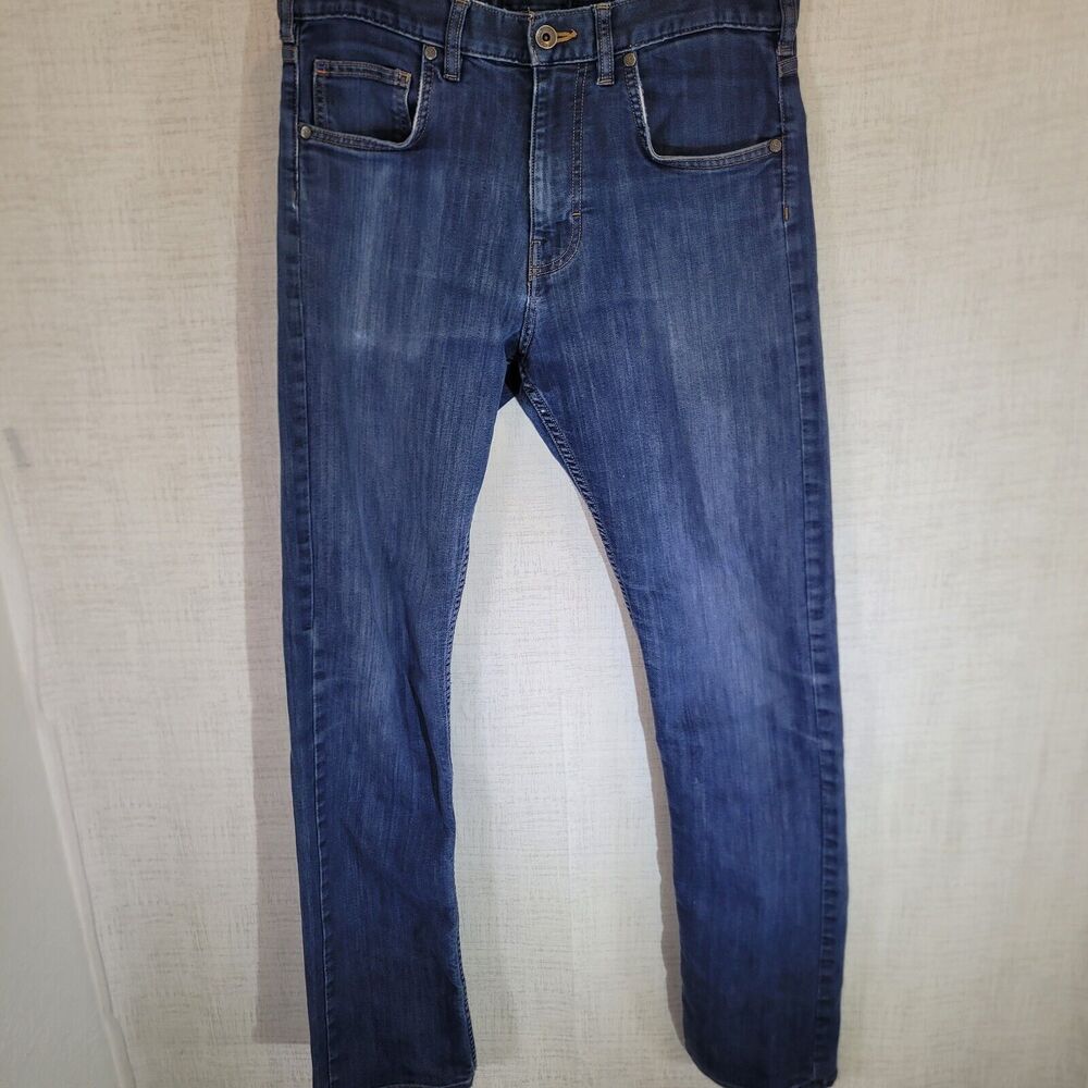 Patagonia Performance Straight Fit Jeans Men 32x34 Denim Stretch Iron Clad EUC
